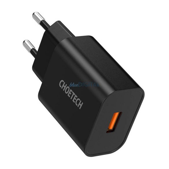 Încărcător de perete Choetech 18W USB-A (negru)