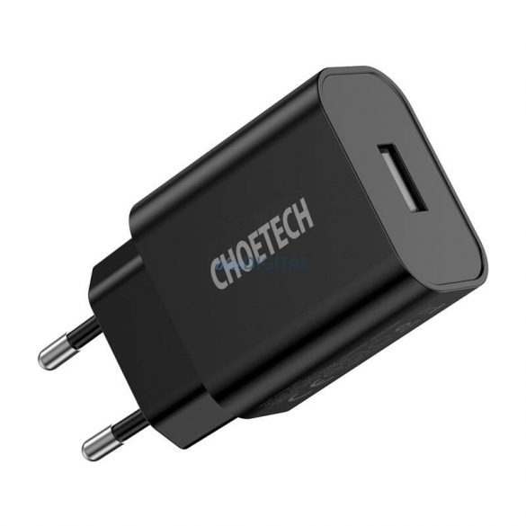 Choetech Q5002 încărcător de rețea cu 1xUSB-A conexiune 12W - negru