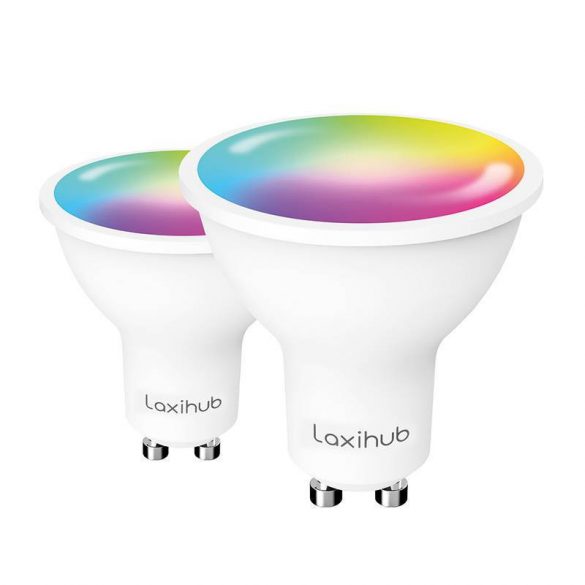 Laxihub LAGU10S Wifi Bluetooth TUYA bec LED inteligent (pachet de 2)