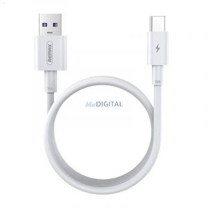 Cablu USB-C Remax Marlik, 5A, 1m (alb)