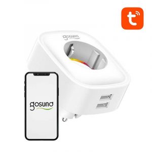 Priză WiFi inteligentă Gosund SP112 2xUSB, Tuya