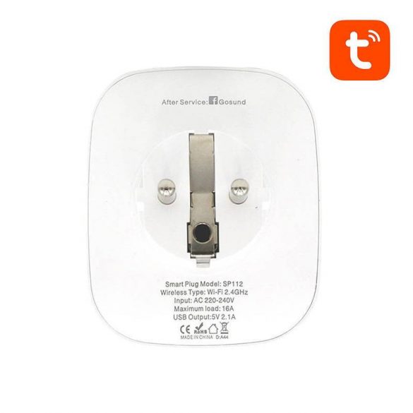 Priză WiFi inteligentă Gosund SP112 2xUSB, Tuya