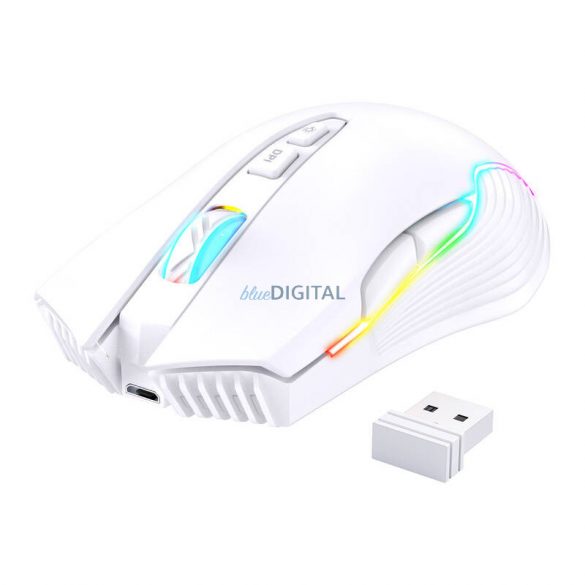 Mouse pentru jocuri Onikuma CW905 alb fără fir