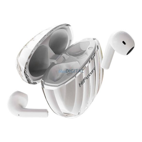 Căști TWS HiFuture FlyBuds 3 (albe)