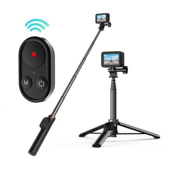 Selfie stick pentru camere sport Telesin cu telecomandă BT (TE-RCSS-001)