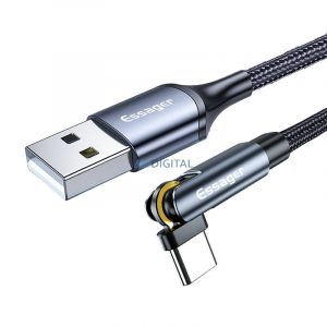 Essager EXCCXT-WX0G Cablu USB-A - Type-C 15W 3A 480Mbps 1m - gri