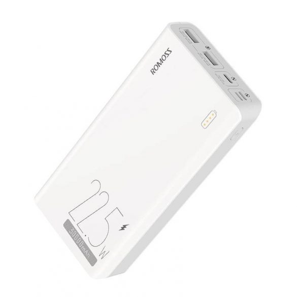 Romoss SENSE8F Powerbank, 30000 mAh, 22,5 W (alb)