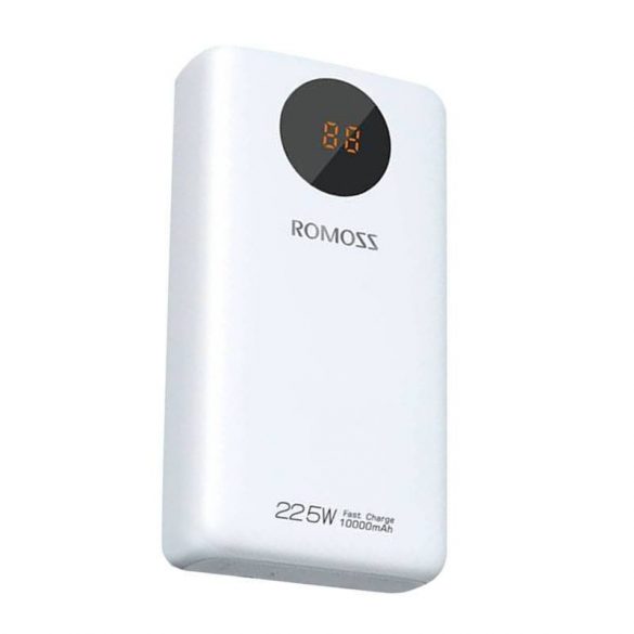 Romoss SW10PF Powerbank, 10000 mAh, 22,5 W (alb)