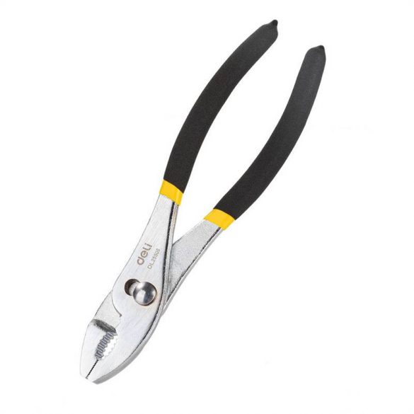 Clește pentru îmbinare alunecarea Deli Tools EDL25508 8" (negru/galben)