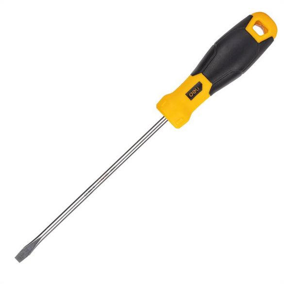 Deli Tools EDL6251501 șurubelniță cu cap plat 5x150mm (negru)