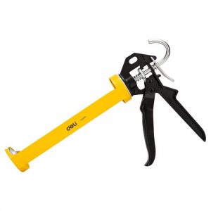 Pistol de extrudare pentru etanșare Deli Tools EDL2370, 230 mm (galben)