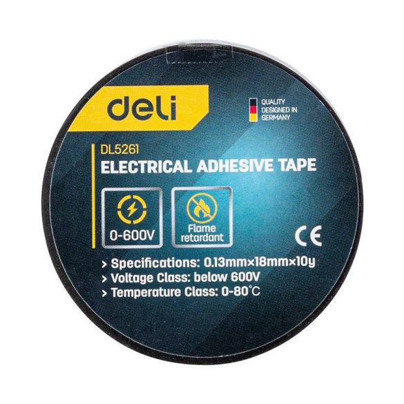 Bandă electroizolantă Deli Tools EDL5261, 10m