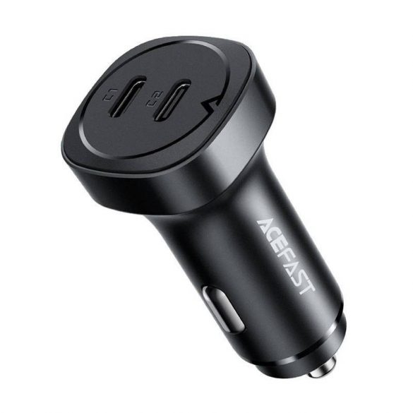 Încărcător auto Acefast B2, 72W, 2x USB-C (negru)