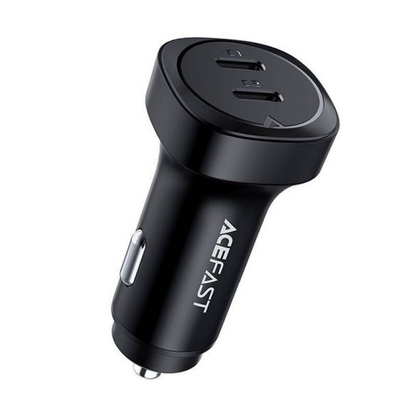 Încărcător auto Acefast B2, 72W, 2x USB-C (negru)