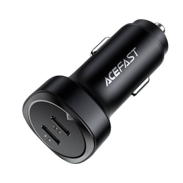 Încărcător auto Acefast B2, 72W, 2x USB-C (negru)