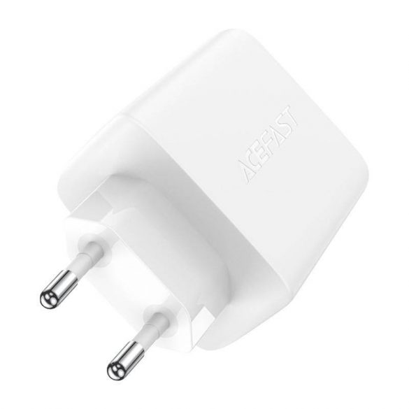 Încărcător de perete Acefast A41 , 2x USB-C + USB, GaN 65W (alb)