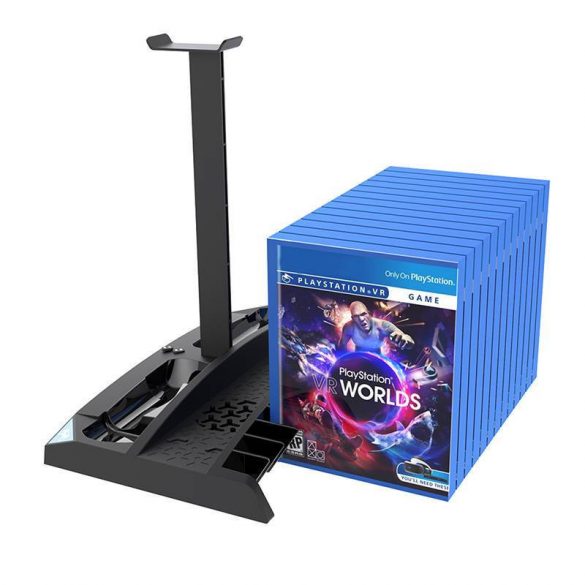 Suport multifuncțional iPega PG-P4009 pentru PS4 și accesorii (negru)