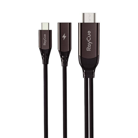 Cablu RayCue USB-C la HDMI 2.1 4k30Hz, 2 m (negru)