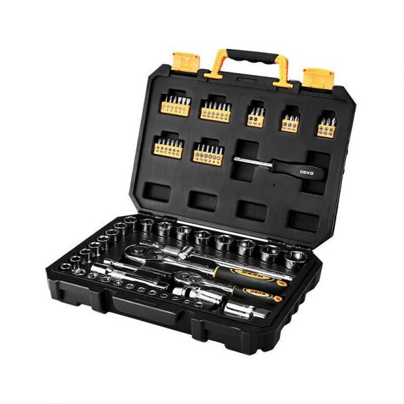 Deko Tools DKMT72 Set de scule, 72 piese