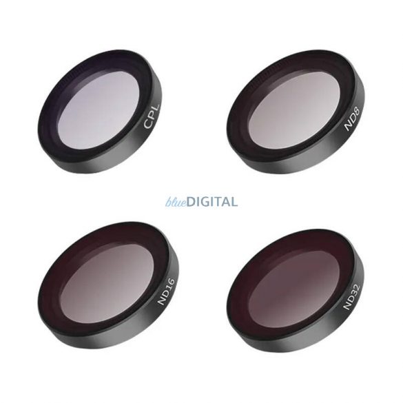 Kit de filtru pentru obiective CPL/ ND8/ ND16/ ND32 Telesin Insta360 GO3