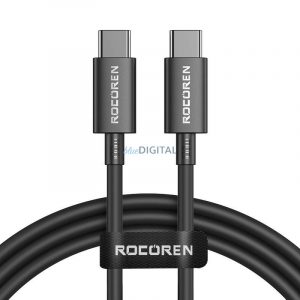 Rocoren Simples Series Type-C - Cablu Type-C 100W 480 Mbps 1m - negru