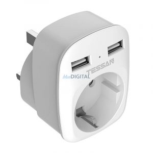 Adaptor de călătorie TS-611-UK-GRA