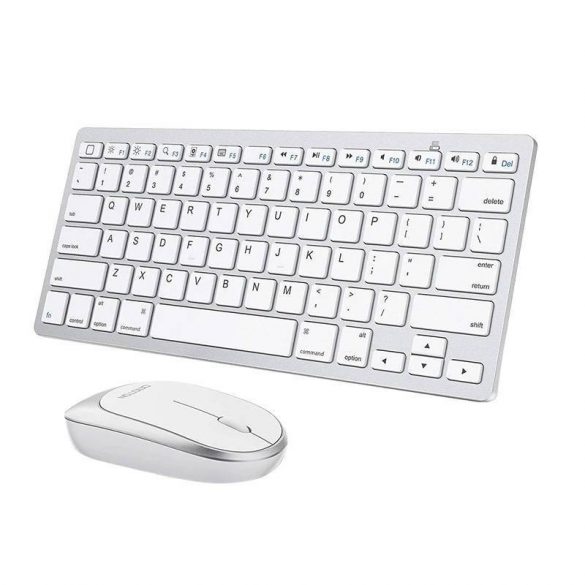 Combo mouse și tastatură Omoton KB066 30 (argintiu)