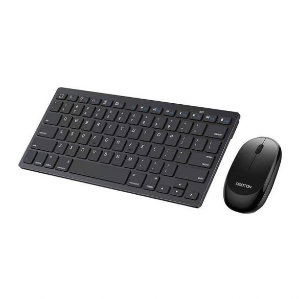 Combo mouse și tastatură Omoton (negru)