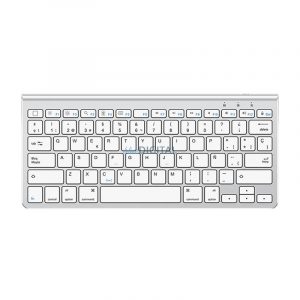 Suport pentru tabletă cu tastatură pentru iPad Omoton KB088 (argintiu)