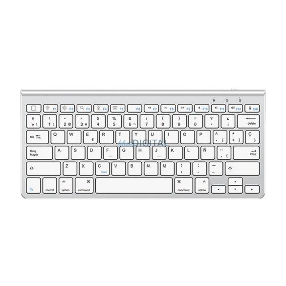 Suport pentru tabletă cu tastatură pentru iPad Omoton KB088 (argintiu)