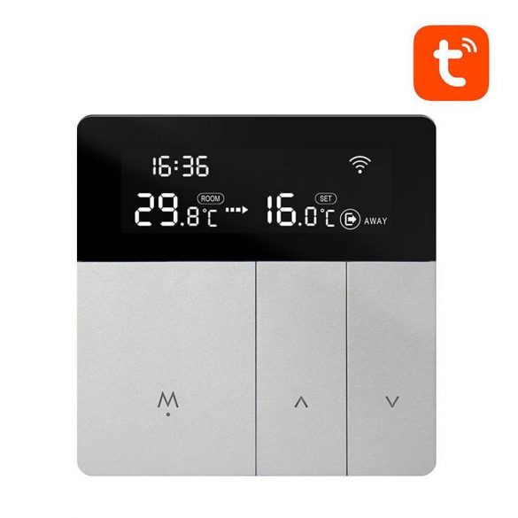 Termostat inteligent Avatto WT50 3A, Wi-Fi, Tuya