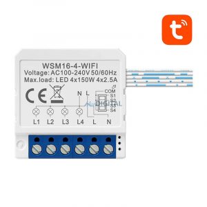 Modul comutator inteligent WiFi Avatto WSM16-W4 TUYA