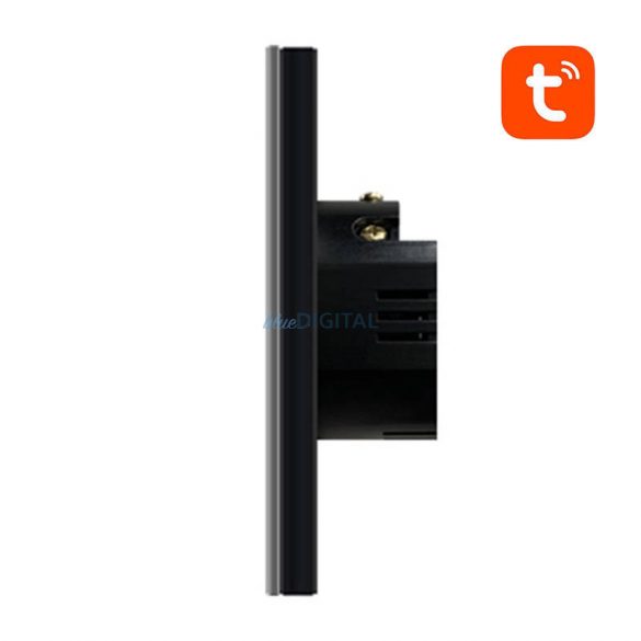 Comutator inteligent WiFi Avatto TS02-EU-B1 1 Way TUYA (negru)