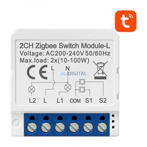 Modul comutator inteligent ZigBee Avatto LZWSM16-W2 Nu neutru TUYA