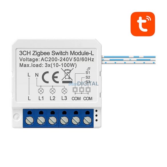 Modul comutator inteligent ZigBee Avatto LZWSM16-W3 Nu neutru TUYA