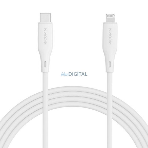 Cablu USB-C Lightning Ricomm RLS004CLW 1,2m