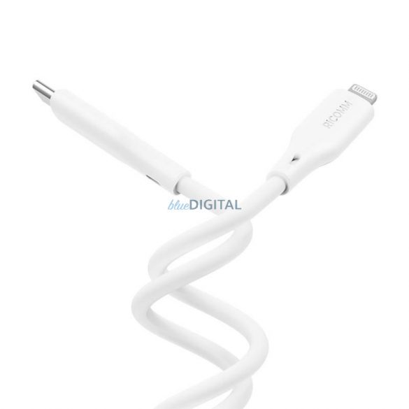 Cablu USB-C Lightning Ricomm RLS004CLW 1,2m