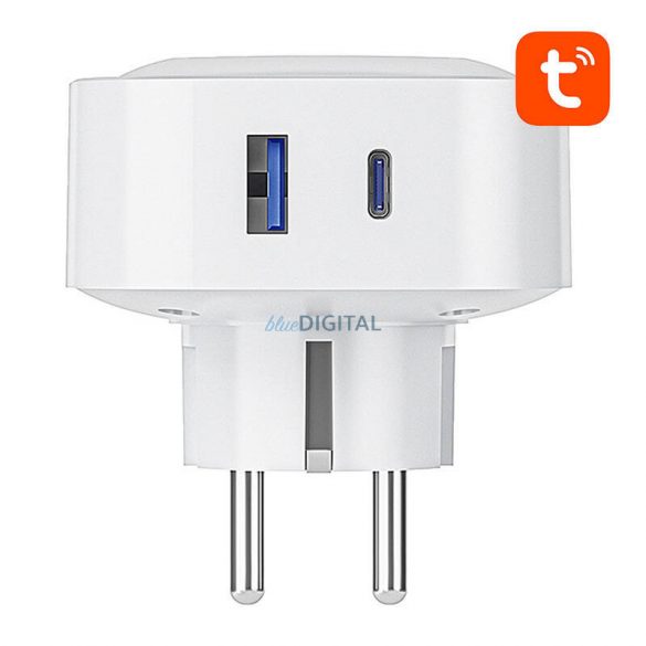 Gosund SP6 16A USB-C 20W Tuya priză inteligentă WiFi/Bluetooth