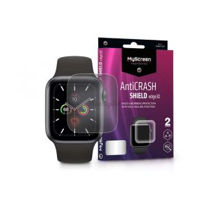 Film protector pentru ecran rezistent la impact Apple Watch Series 4/5 (40 mm) - MyScreen Protector AntiCrash Shield Edge3D - 2 buc/pachet - transparent