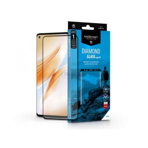 Folie protecție ecran din Folie securizată pentru OnePlus 8 cu ecran curbat - MyScreen protecțieDiamond sticlă Edge3D - negru