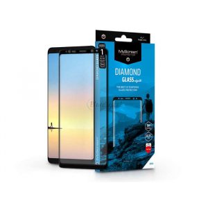 Samsung N950F Galaxy Note 8 ecran protecțiedin Folie securizată pentru ecran curbat - MyScreen protecțieDiamond sticlă Edge3D - negru