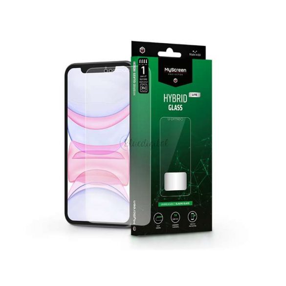 Protecție de ecran din sticlă flexibilă Apple iPhone XR/iPhone 11 - MyScreen protecțieHybrid sticlă Lite - transparent