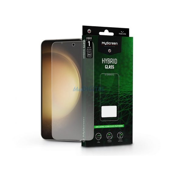 Film protector pentru ecran din sticlă flexibilă Samsung S901B Galaxy S22 5G/Galaxy S23 - MyScreen Protector Hybrid Glass Green - transparent