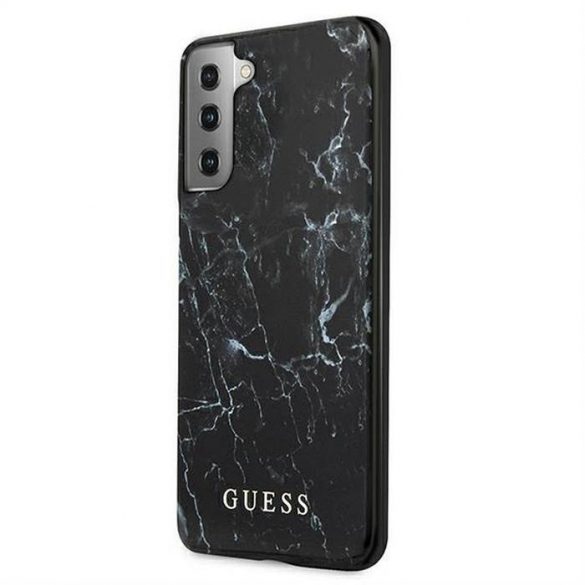 Carcasa originala GUESS GUHCS21MPCUMABK pentru Samsung S21 Plus (marmura / negru)