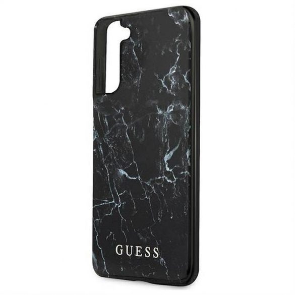 Carcasa originala GUESS GUHCS21MPCUMABK pentru Samsung S21 Plus (marmura / negru)