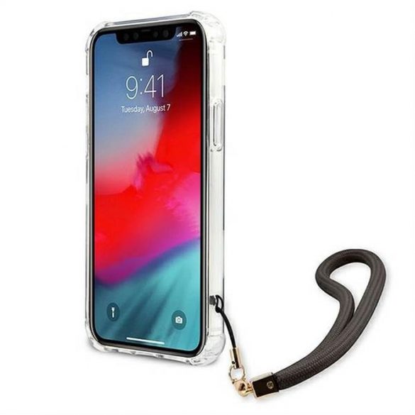 Husă originală GUESS GUHCP12SKSMAGR pentru iPhone 12 MINI (Colecția Marmură / gri)