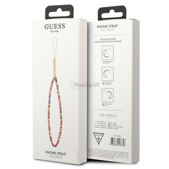 Curea Guess GUSTGMPP multicolor roz Heishi Beads