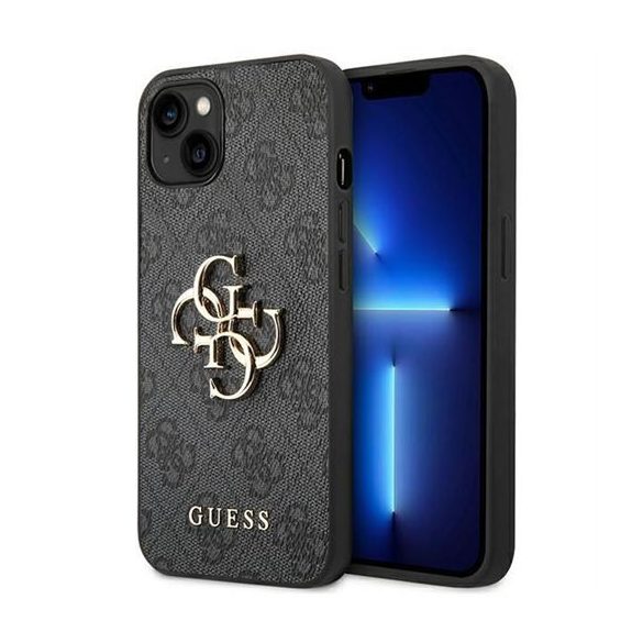 Husa GUESS pentru IPHONE 13 / 14 / 15 GUHCP14S4GMGGR (4G Big Metal Logo) gri