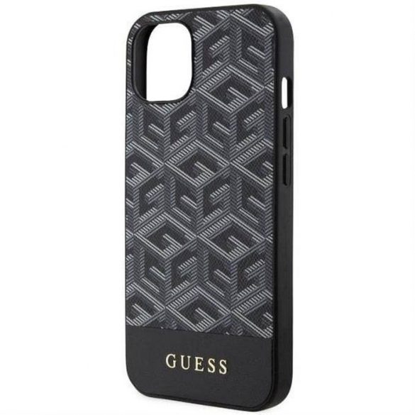 Husă originală GUESS GUHMP14SHGCFSEK pentru iPhone 14 (MAG GCUBE / negru)