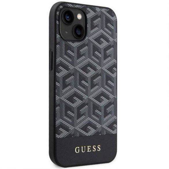 Husă originală GUESS GUHMP14SHGCFSEK pentru iPhone 14 (MAG GCUBE / negru)